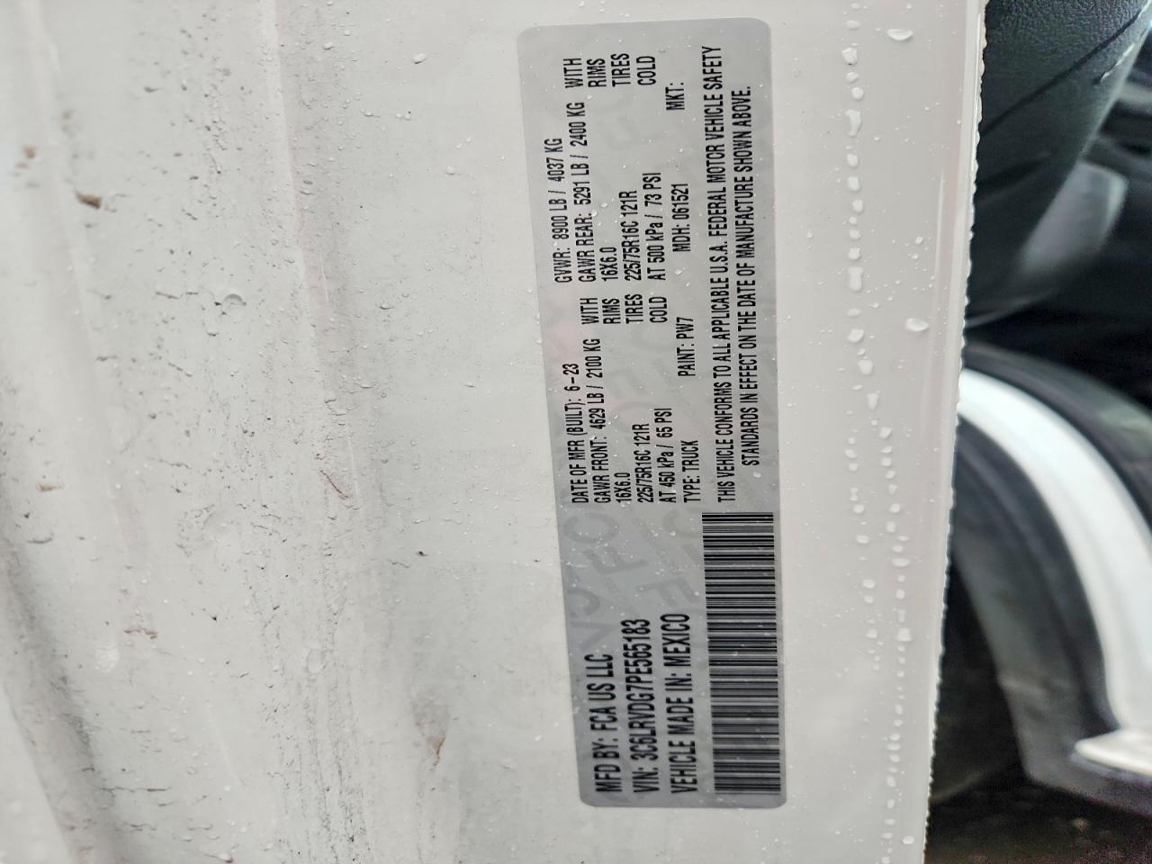 Ram Promaster 2500 High
