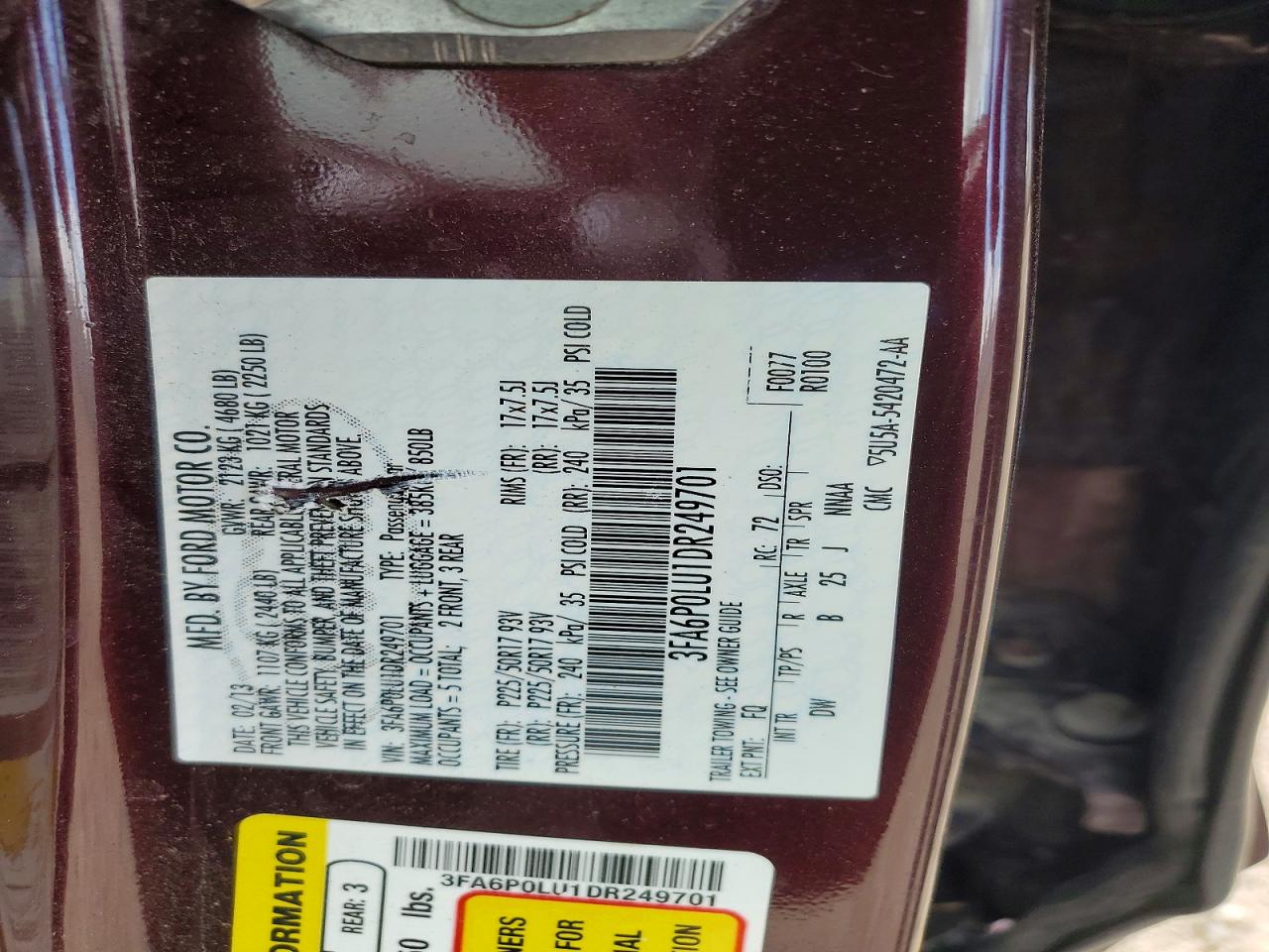 Ford Fusion Se Hybrid