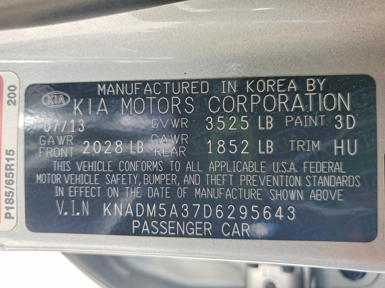 Kia Rio Lx