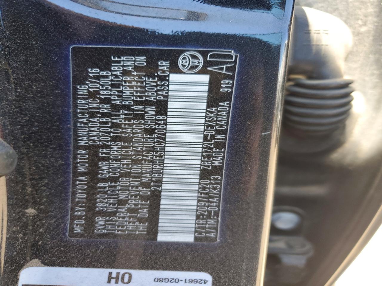 Toyota Corolla Se