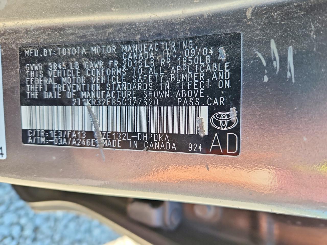 Toyota Corolla Xr