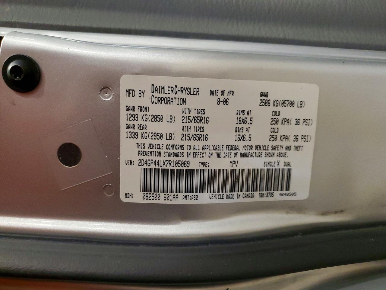 Dodge Caravan Sxt