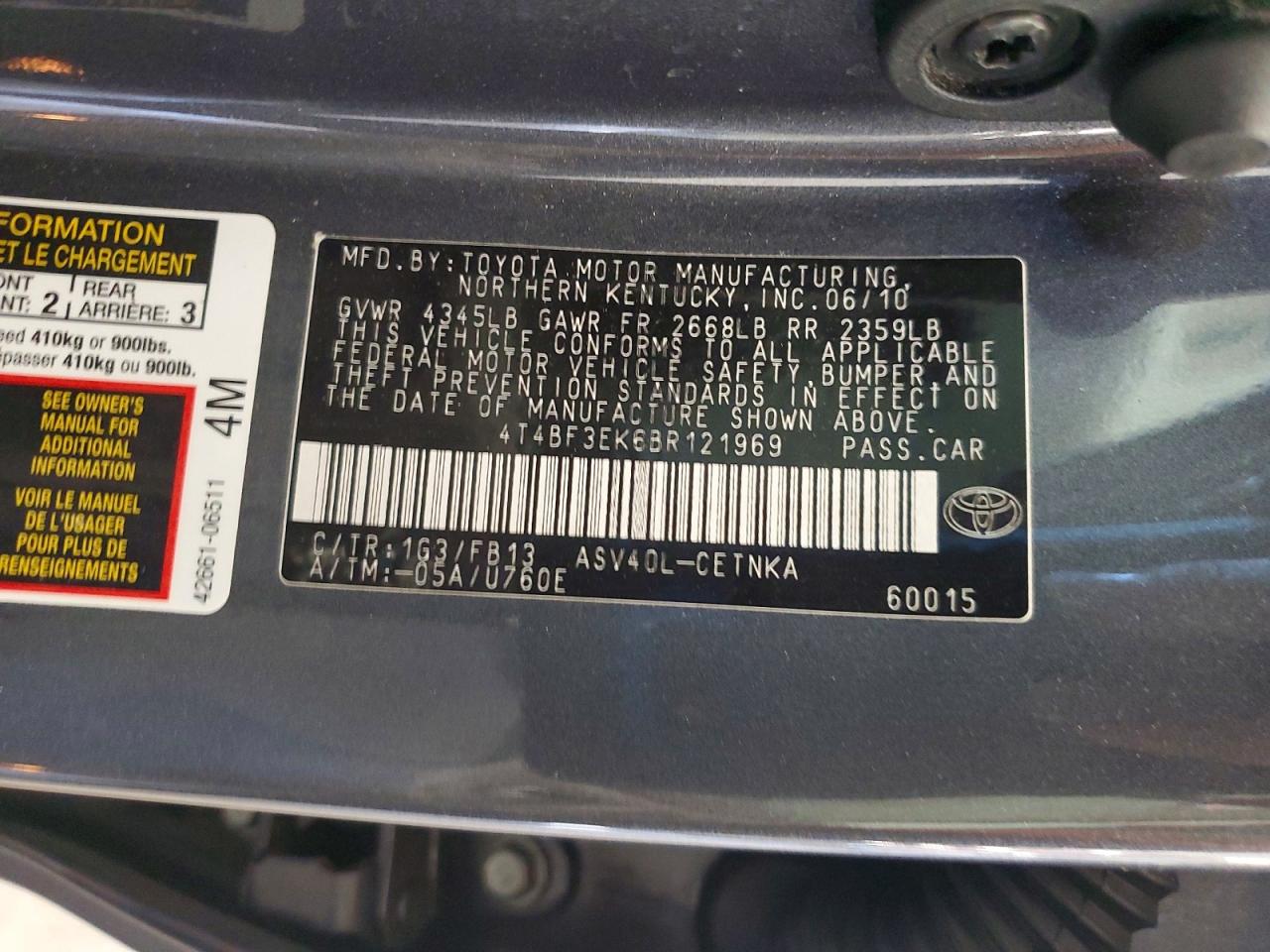 Toyota Camry Le