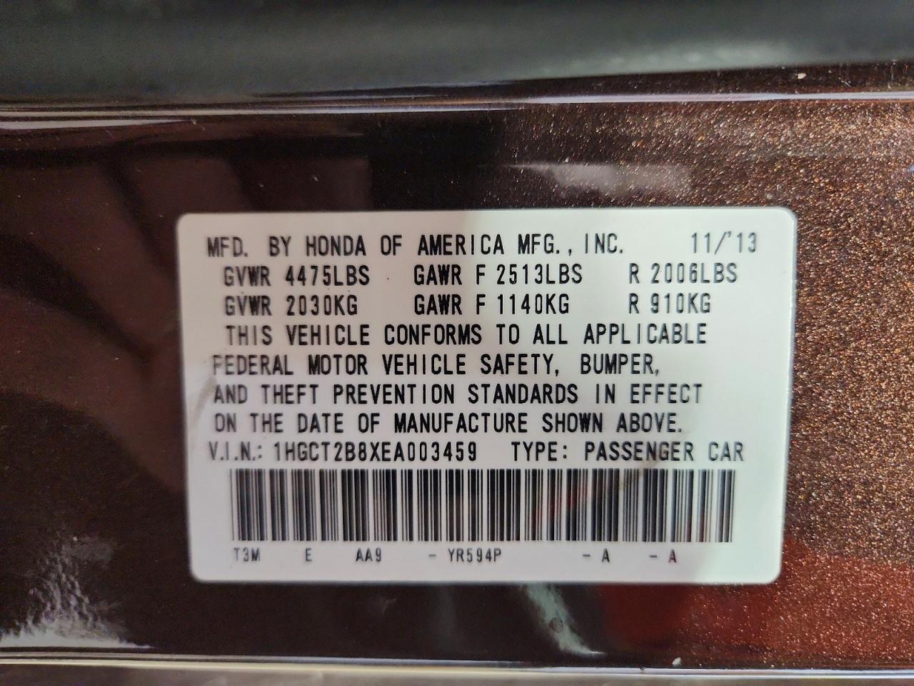 Honda Accord Exl
