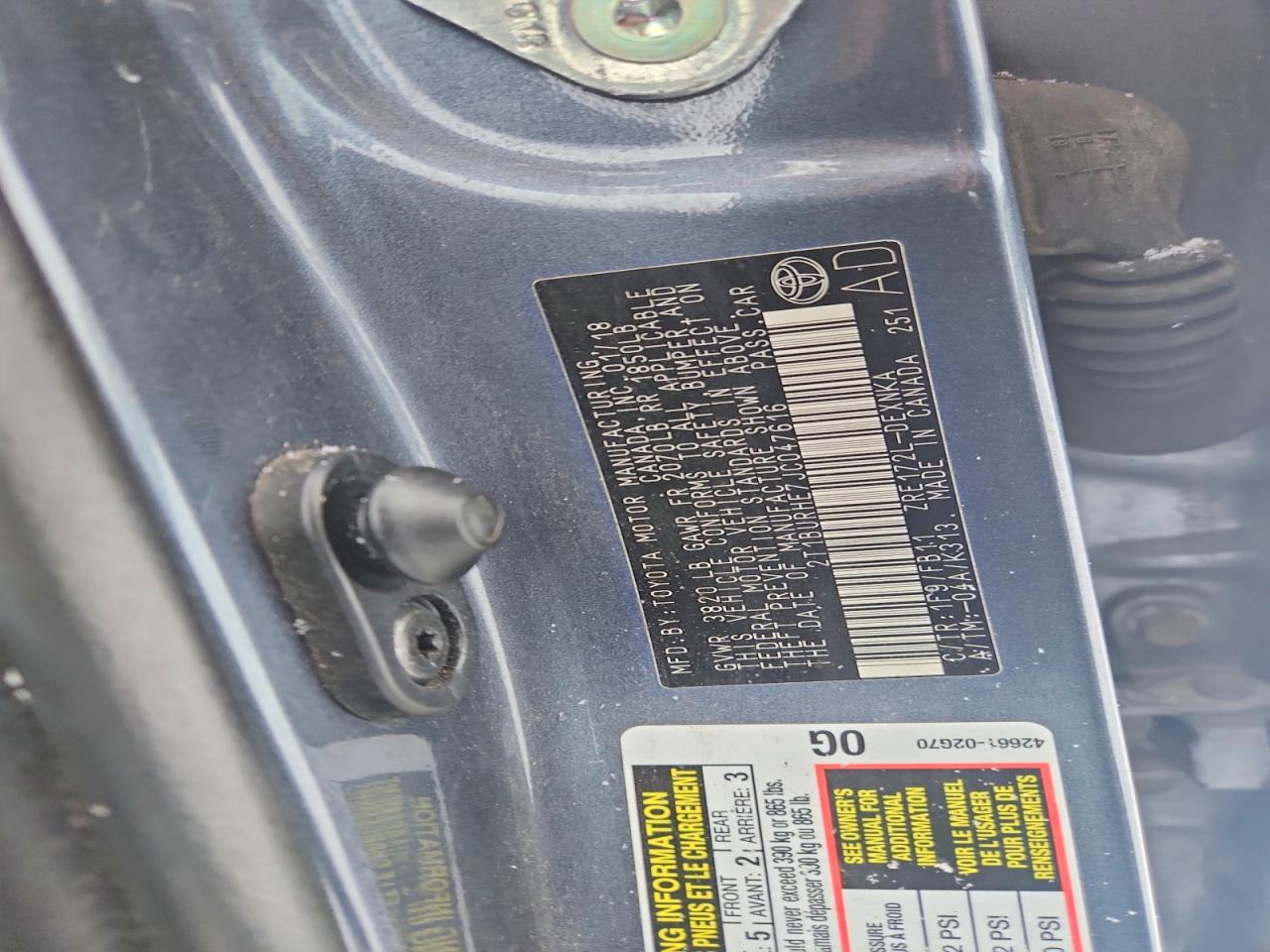 Toyota Corolla Le