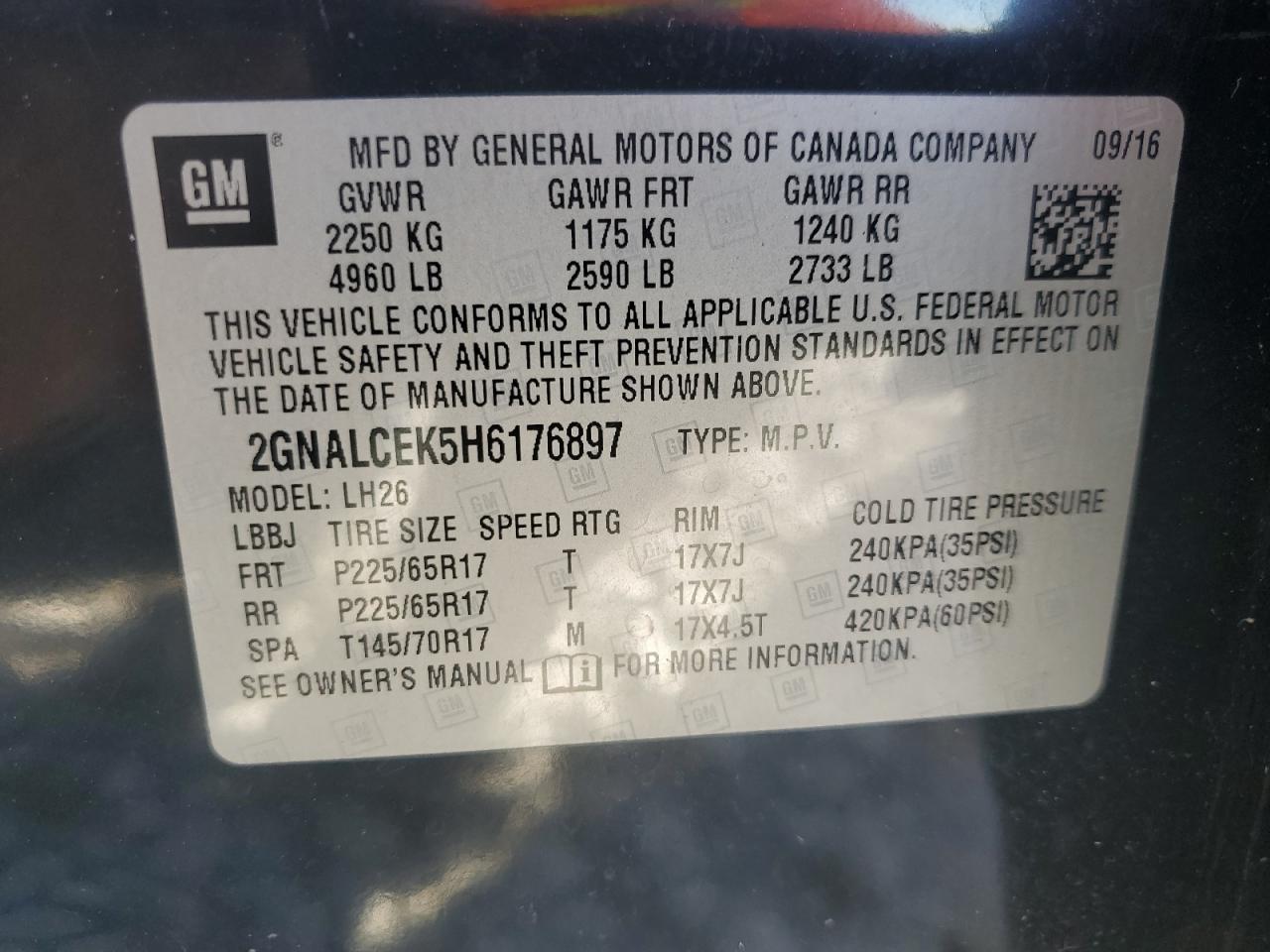 Chevrolet Equinox Lt