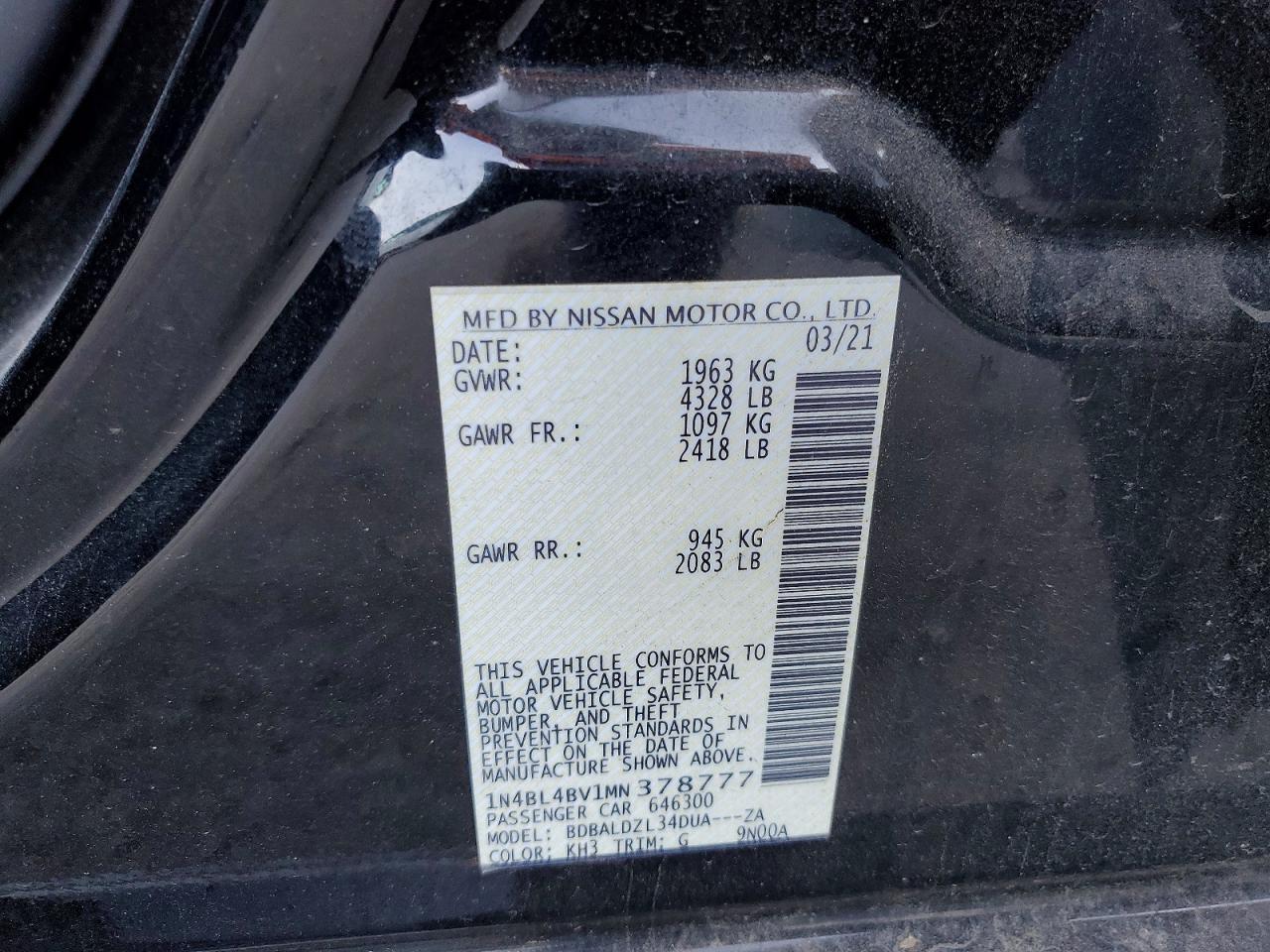 Nissan Altima S