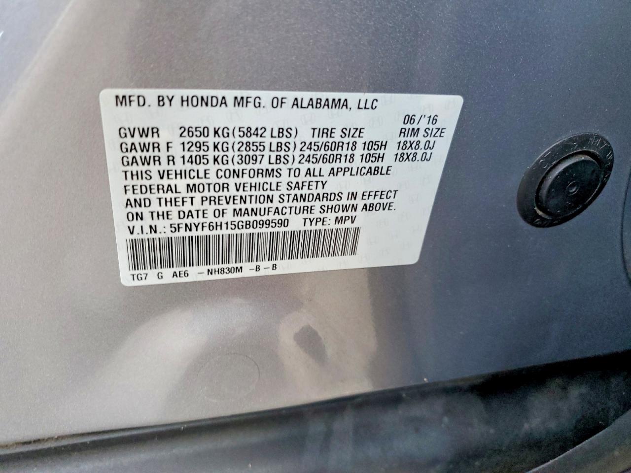 Honda Pilot Lx