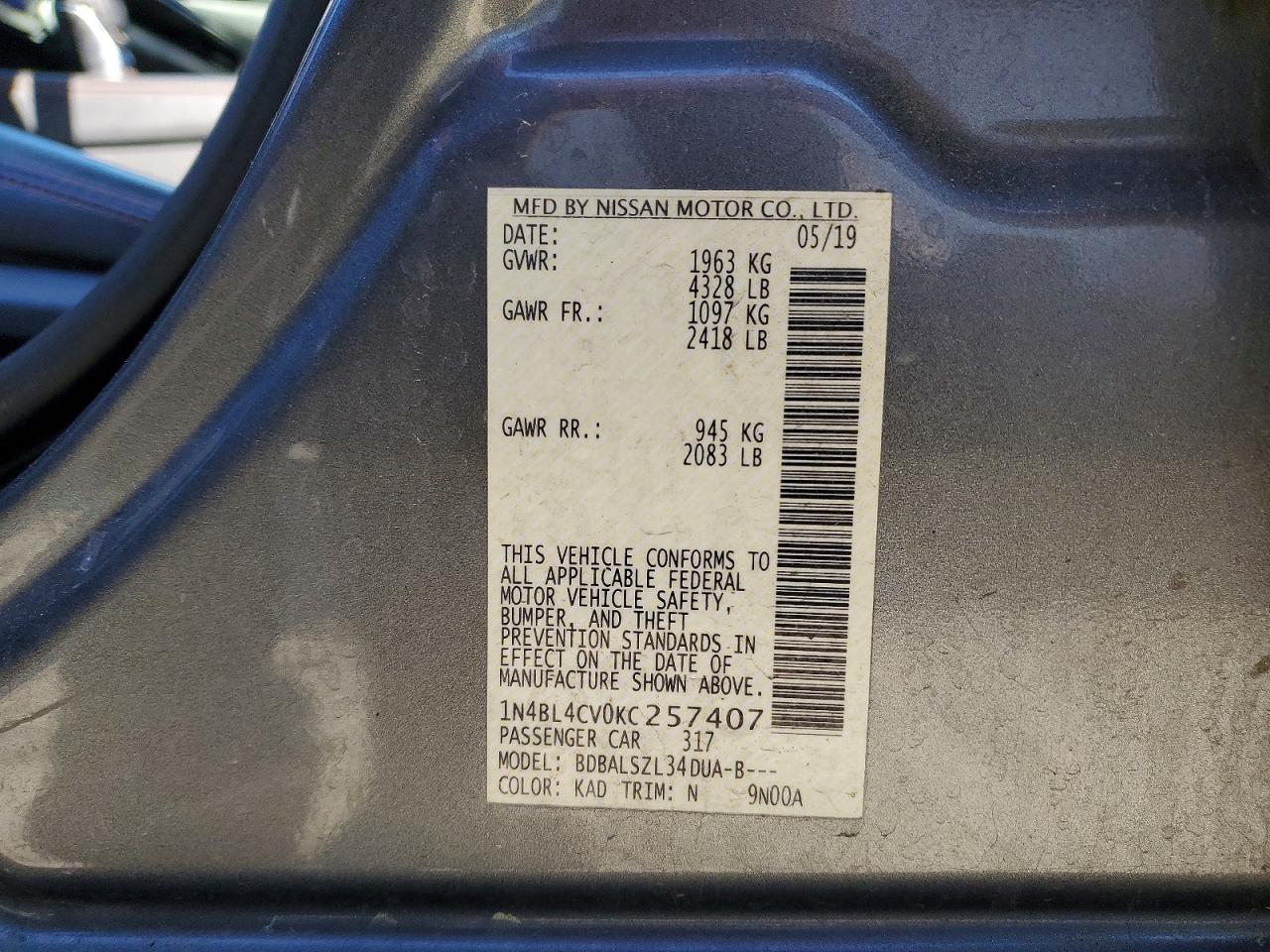 Nissan Altima Sr