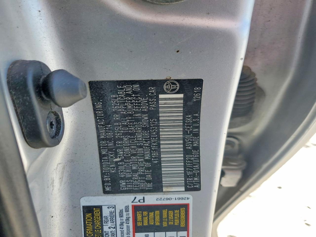 Toyota Camry Se