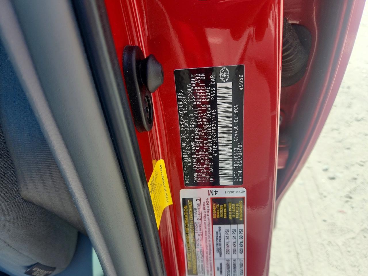 Toyota Camry Le