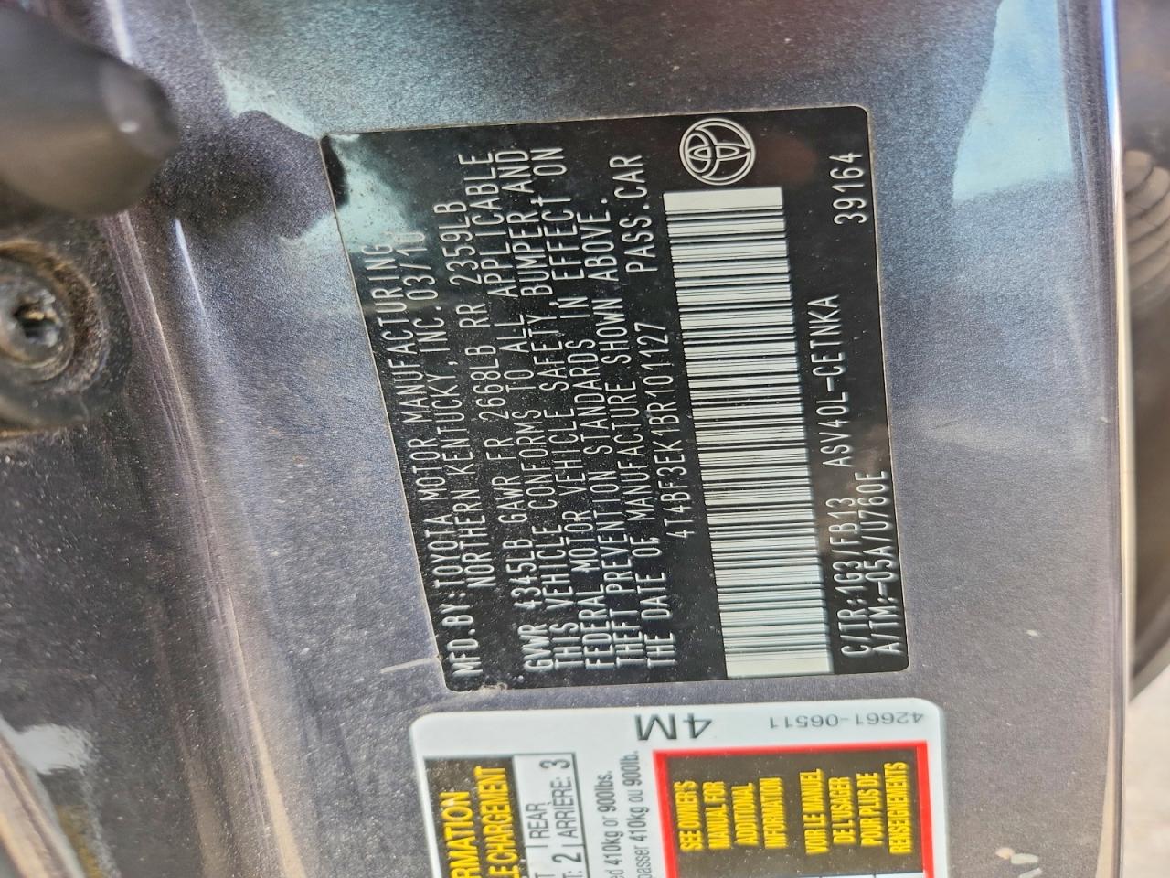 Toyota Camry Le