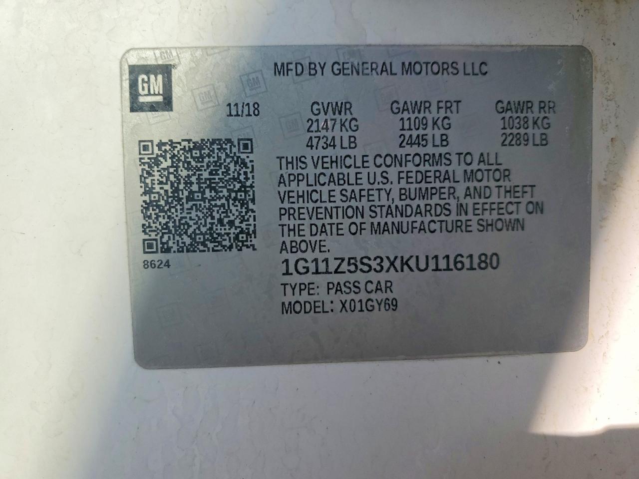 Chevrolet Impala Lt