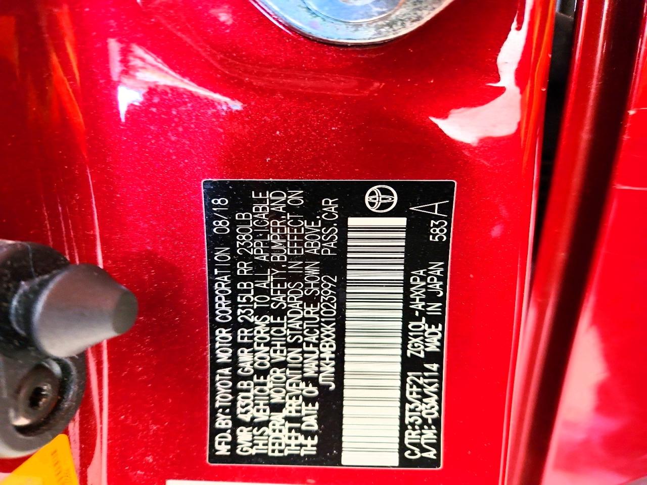 Toyota C-HR Xle