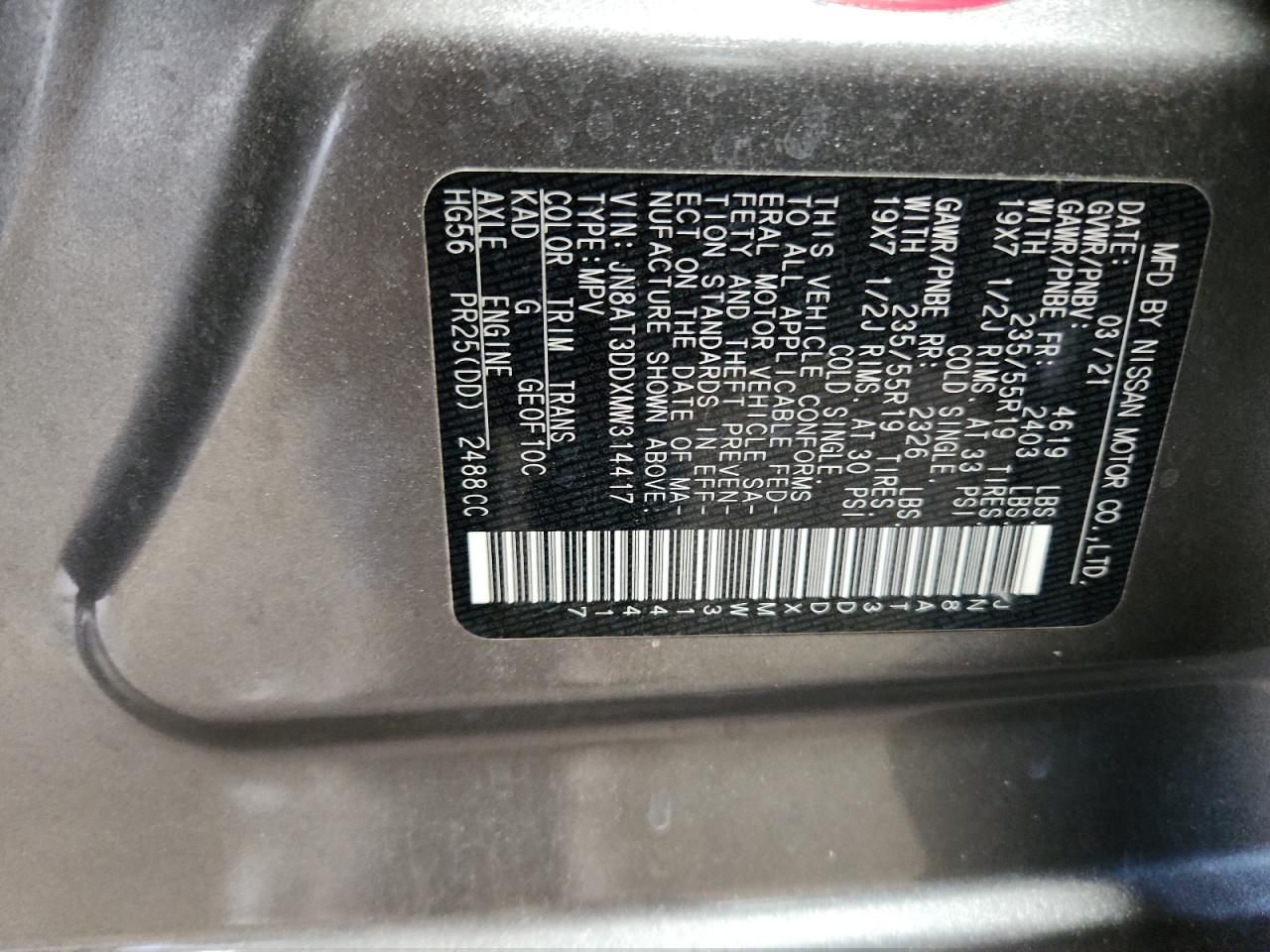 Nissan Rogue Platinum