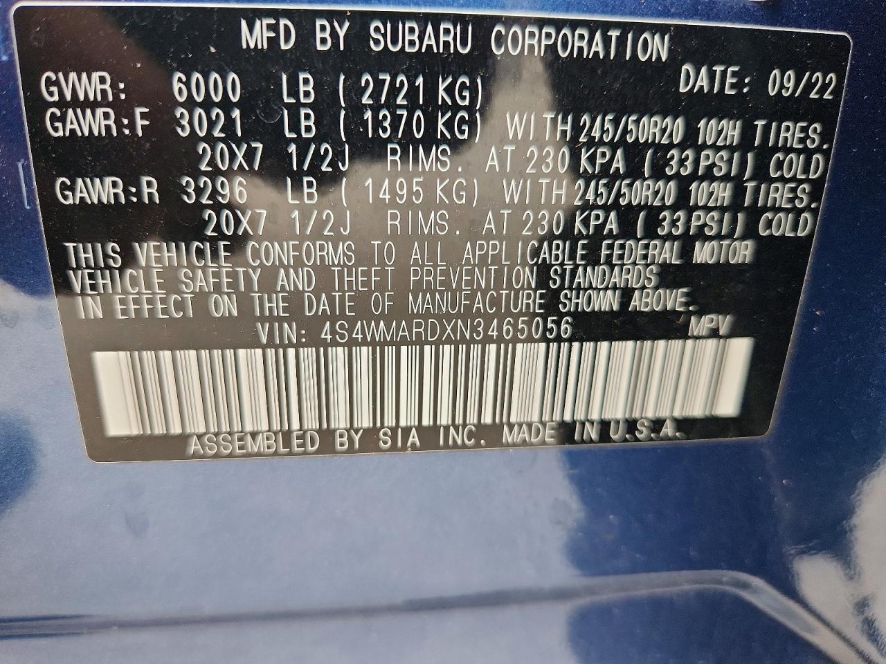 Subaru Ascent Touring