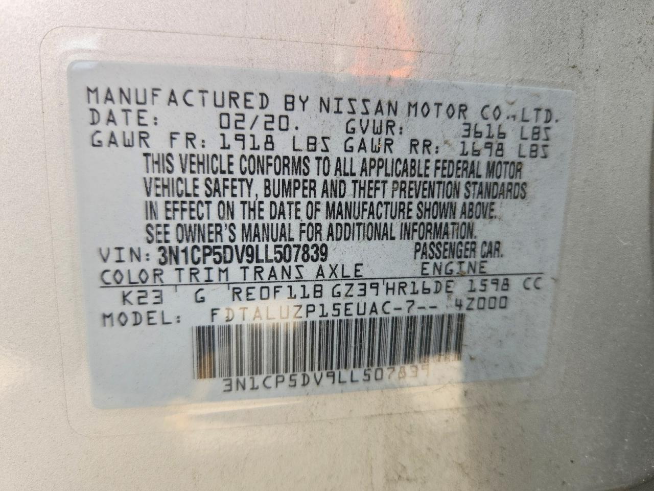 Nissan Kicks Sr