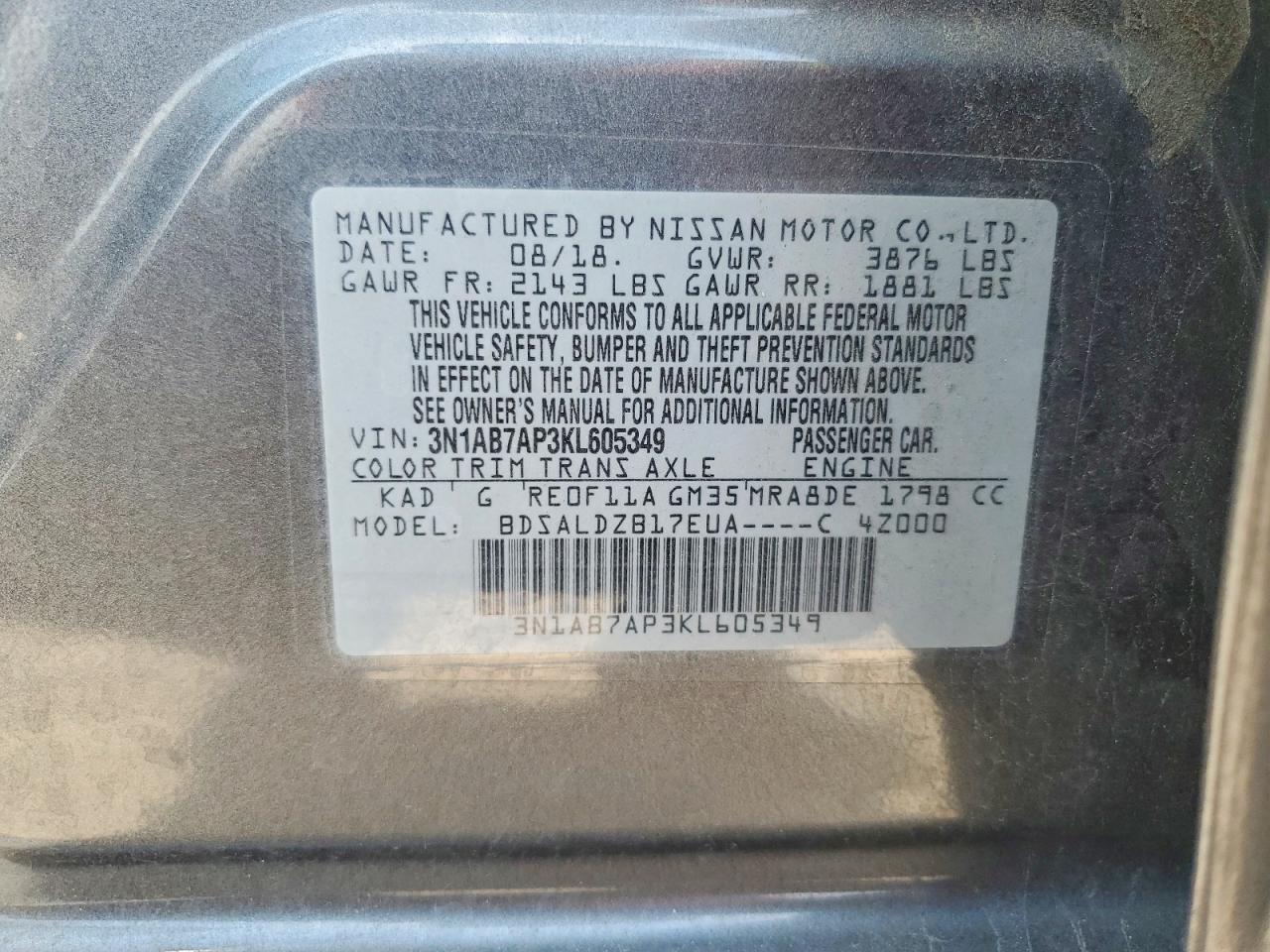 Nissan Sentra Sv