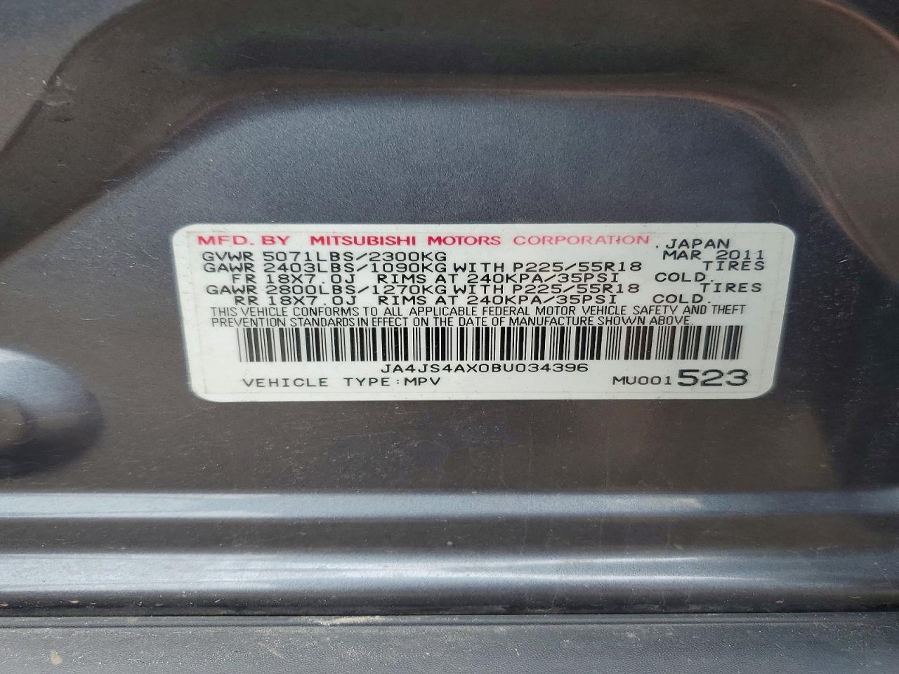 Mitsubishi Outlander Xls