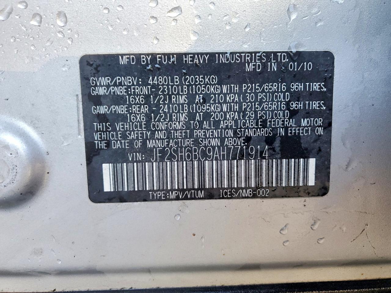 Subaru Forester Xs