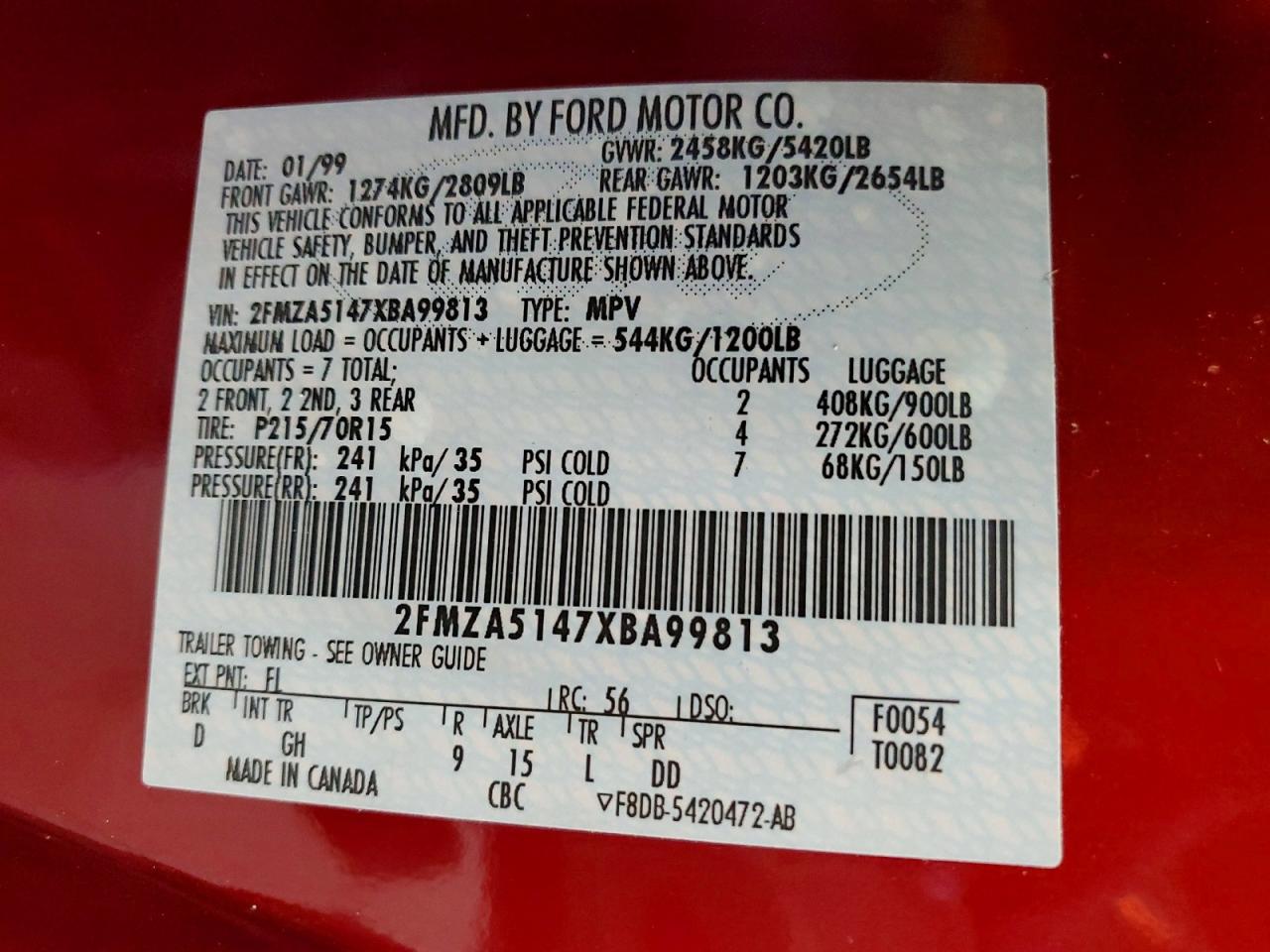 Ford Windstar Lx