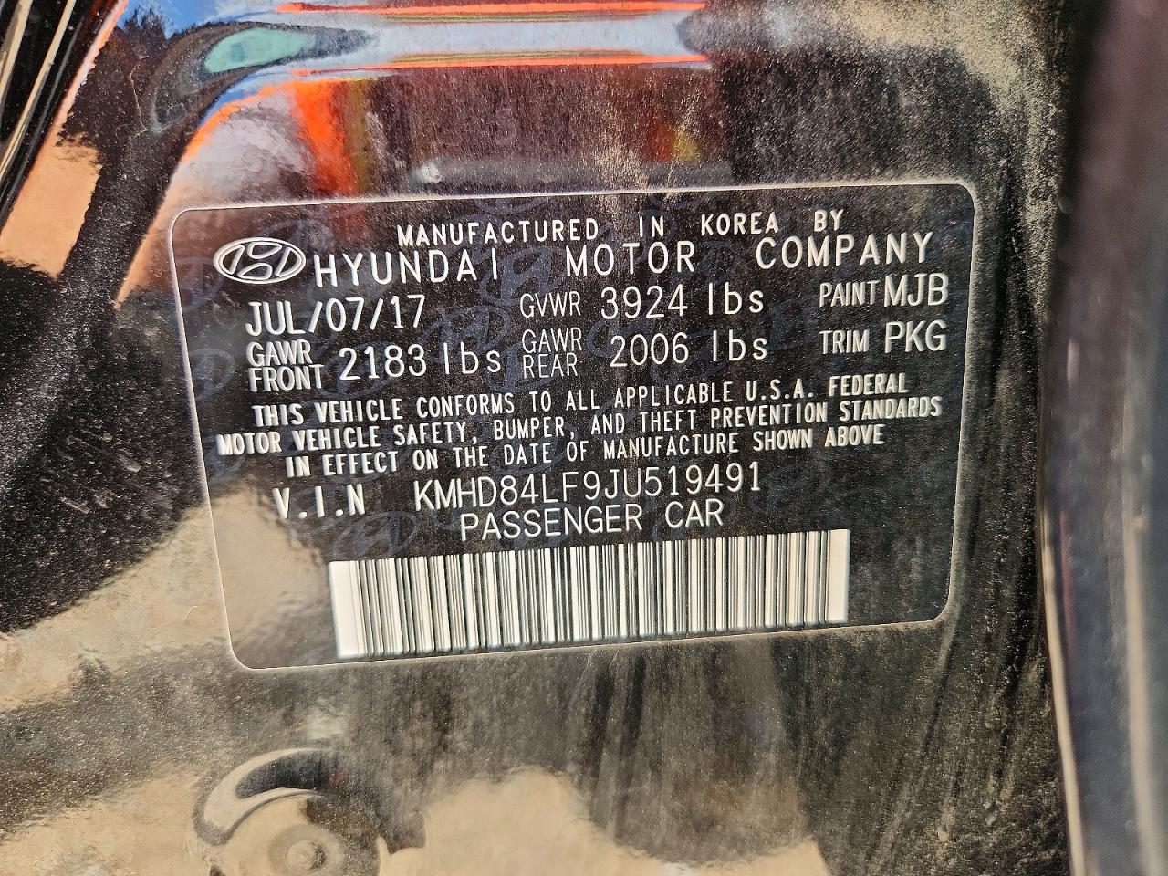 Hyundai ELANTRA Sel