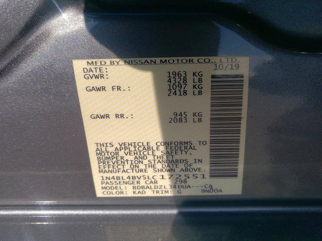 Nissan Altima 2.5 S