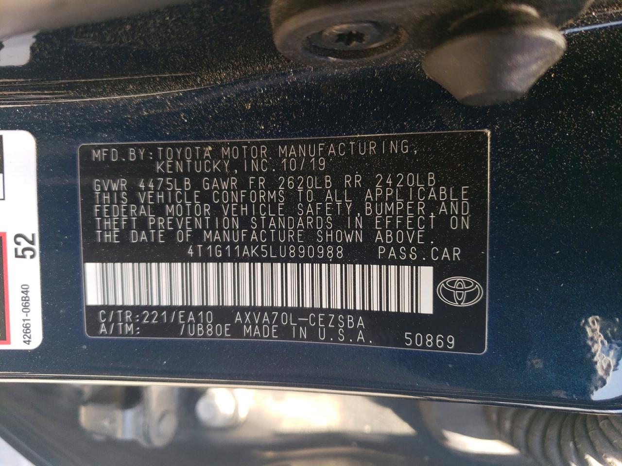 Toyota Camry Se