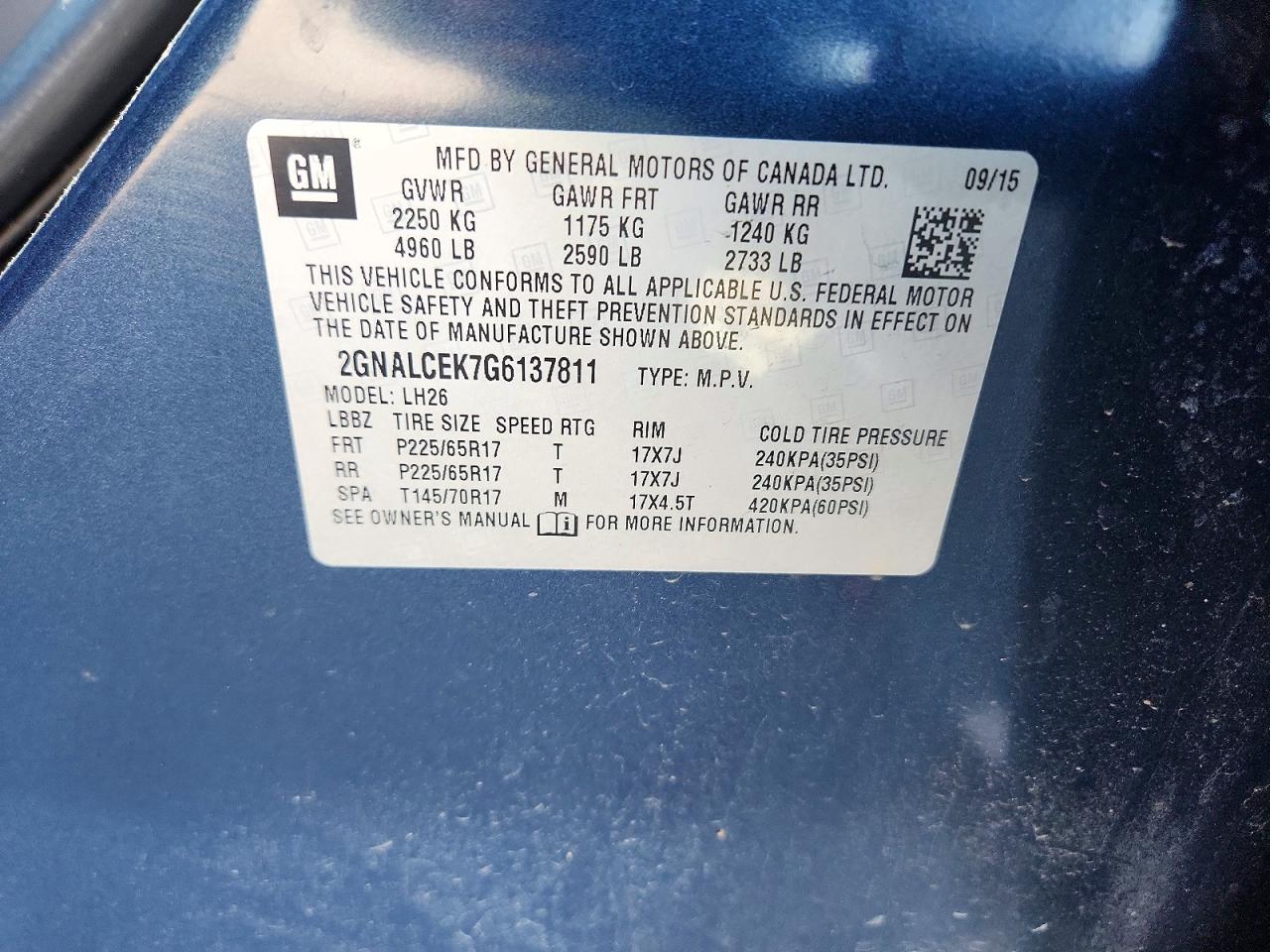 Chevrolet Equinox Lt