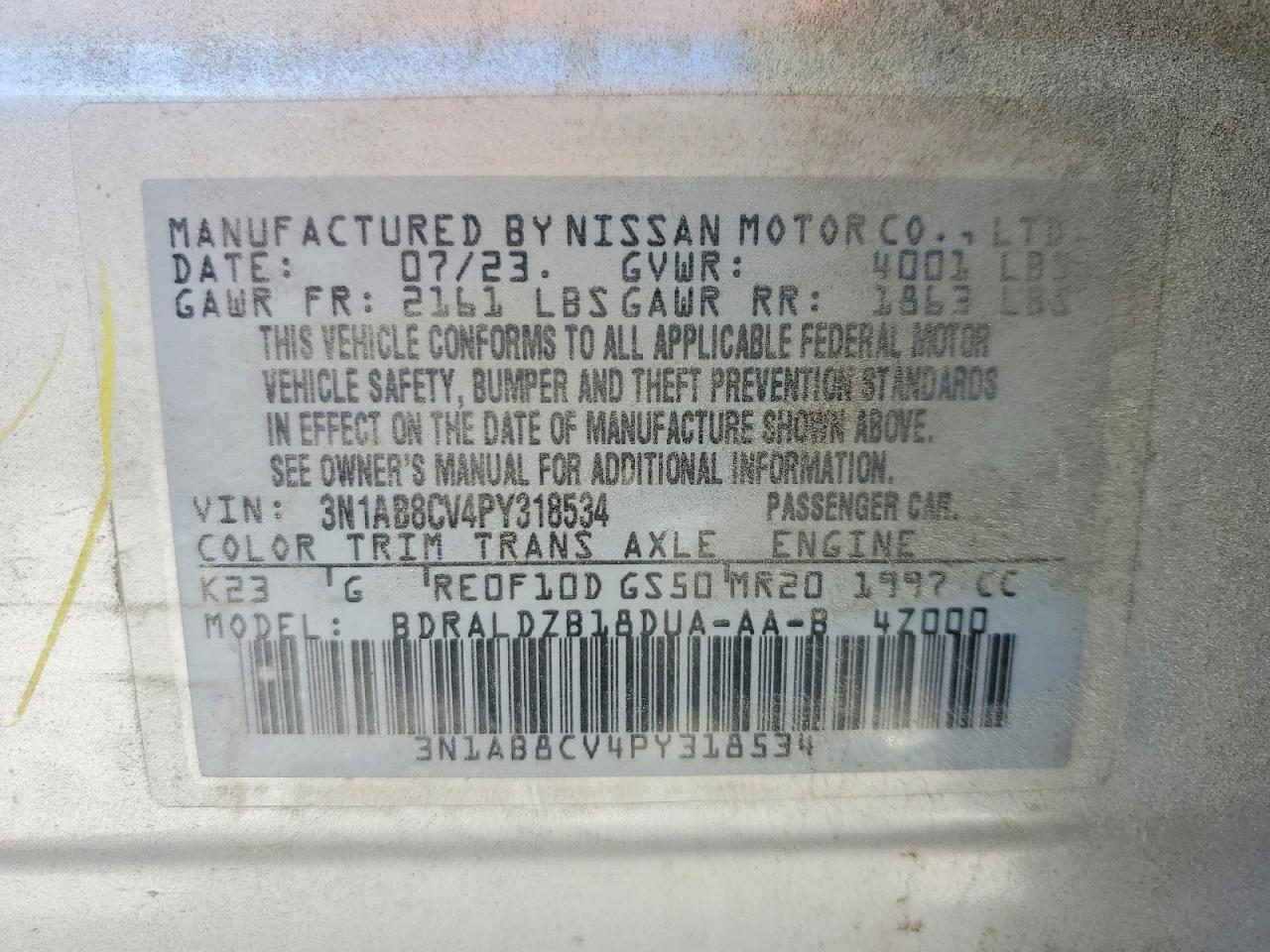 Nissan Sentra Sv