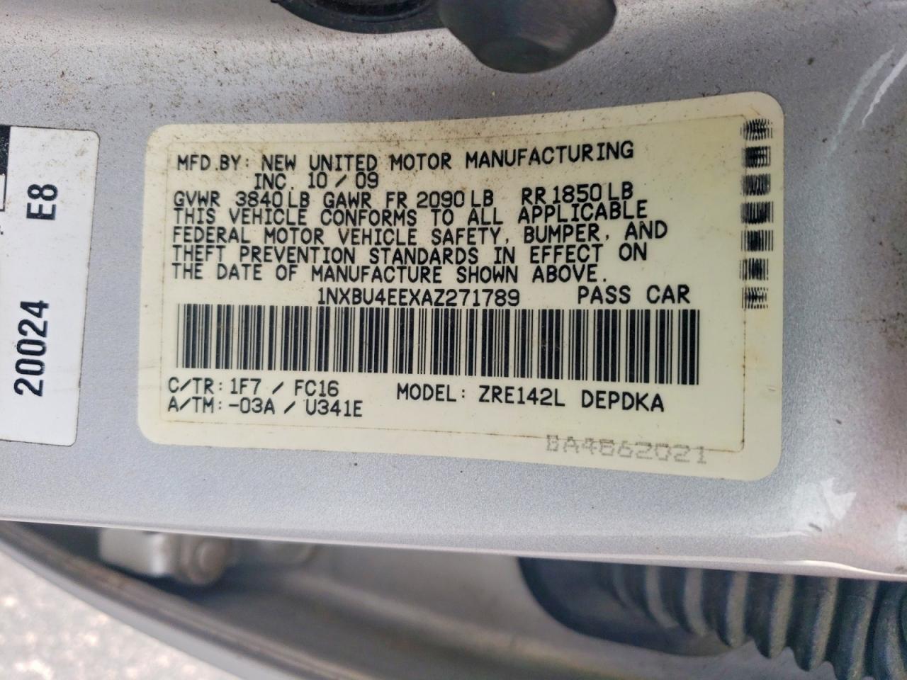 Toyota Corolla Le