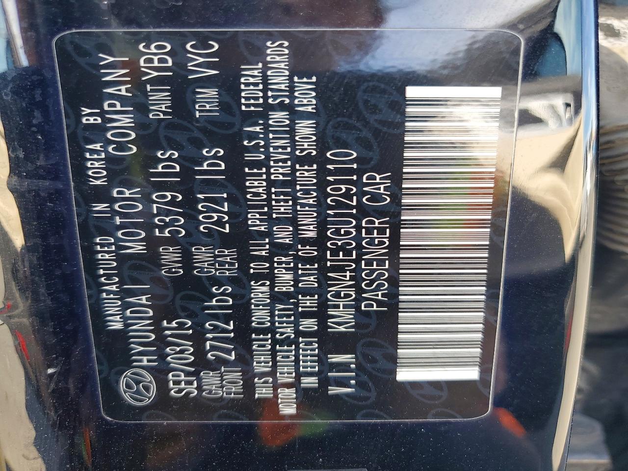 Hyundai Genesis 3.8l