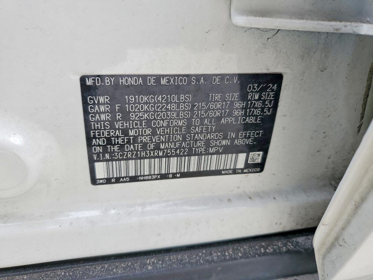 Honda HR-V Lx