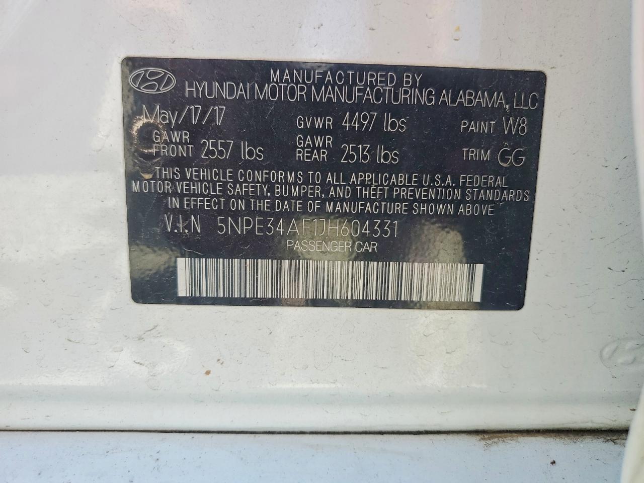 Hyundai SONATA Sel