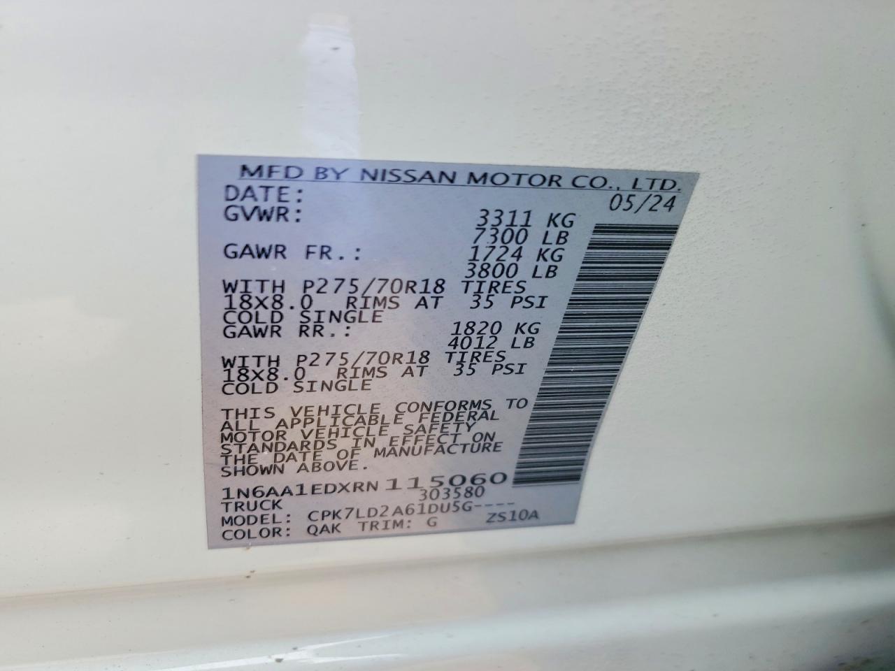 Nissan Titan Pro-4x