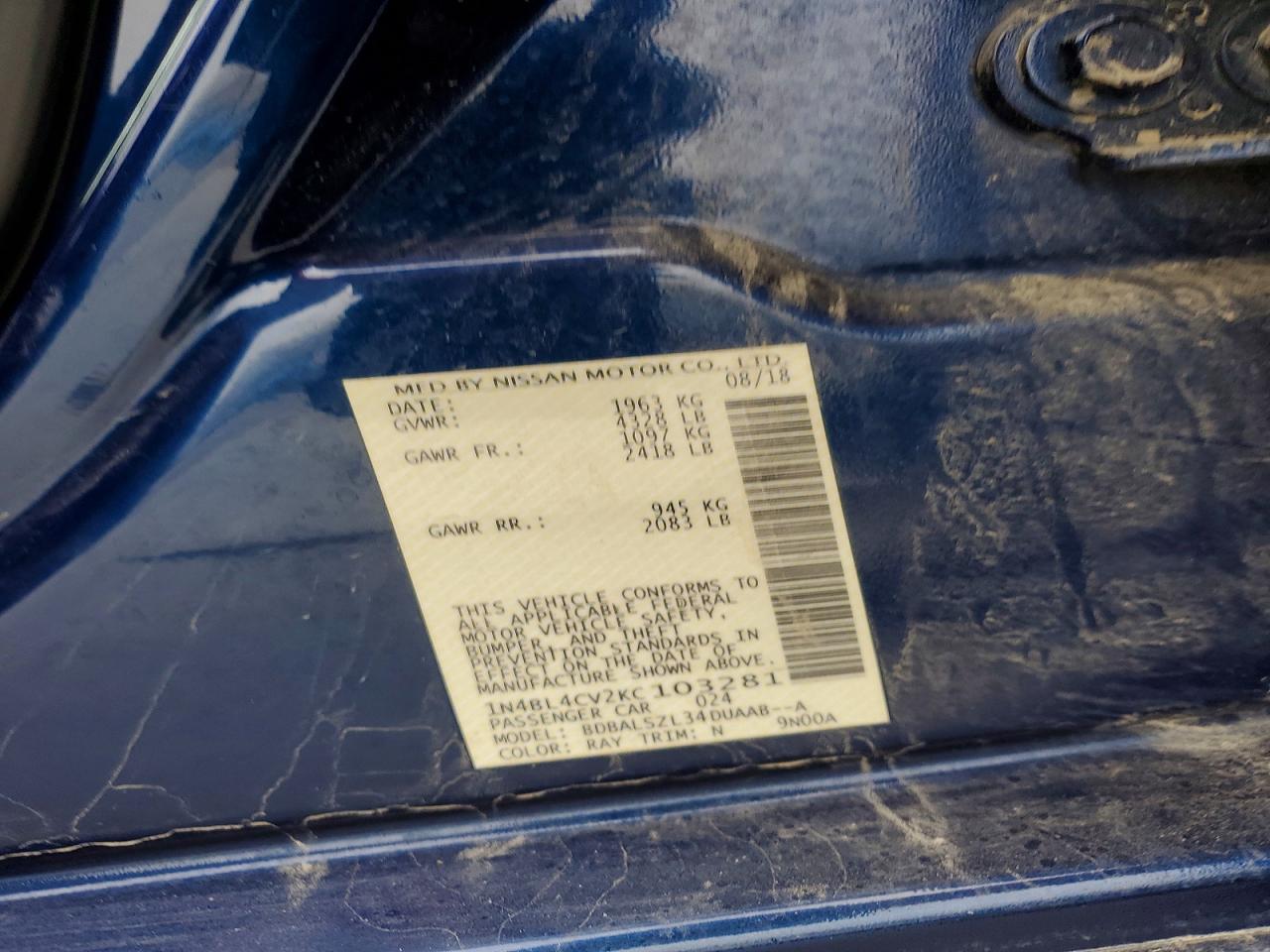Nissan Altima Sr