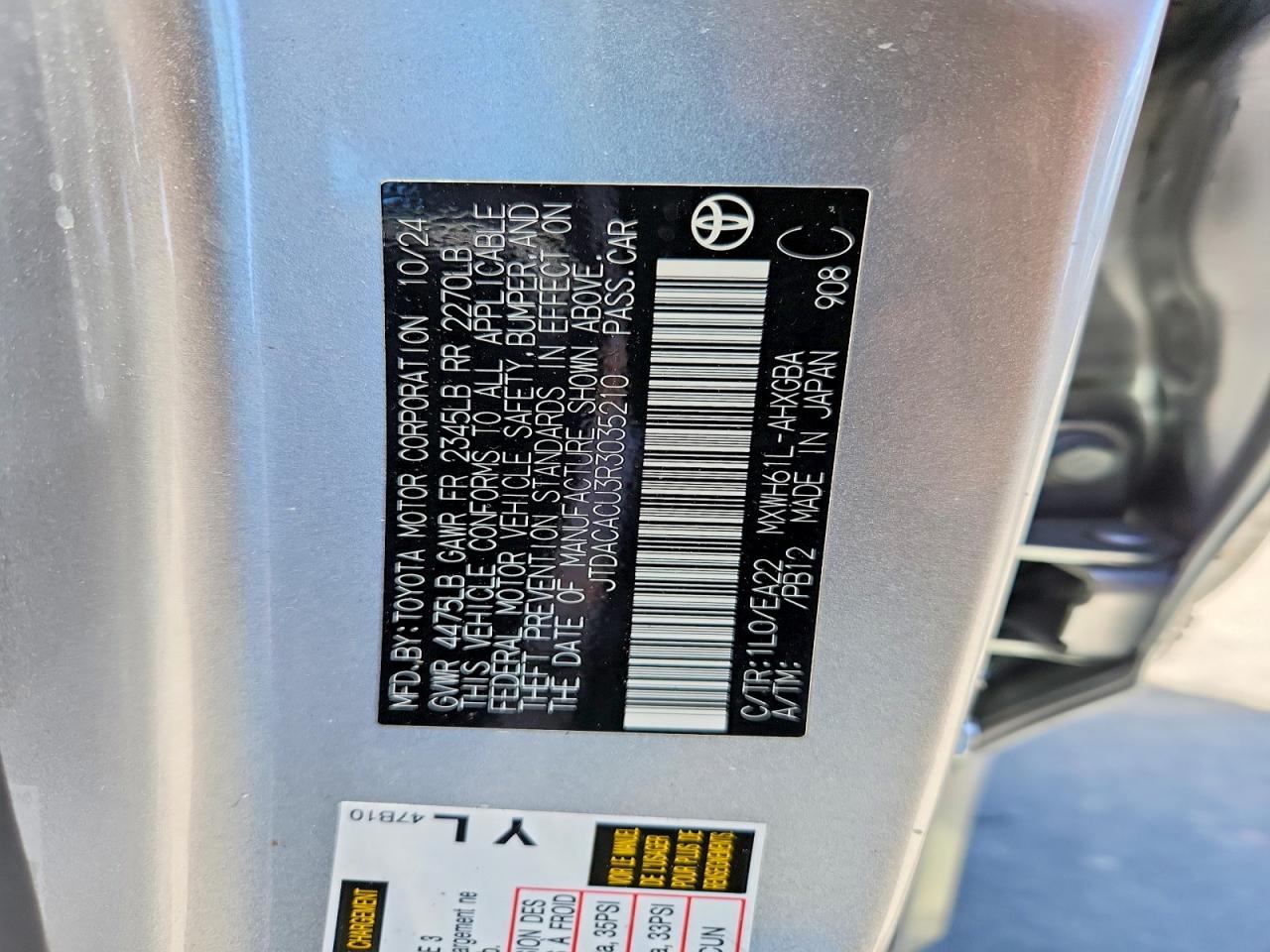 Toyota Prius Xse