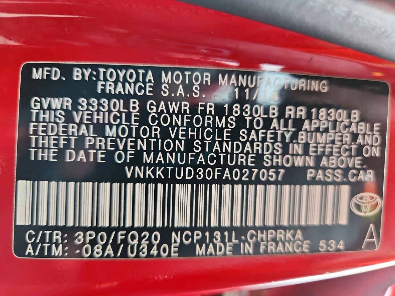 Toyota Yaris 5-door L