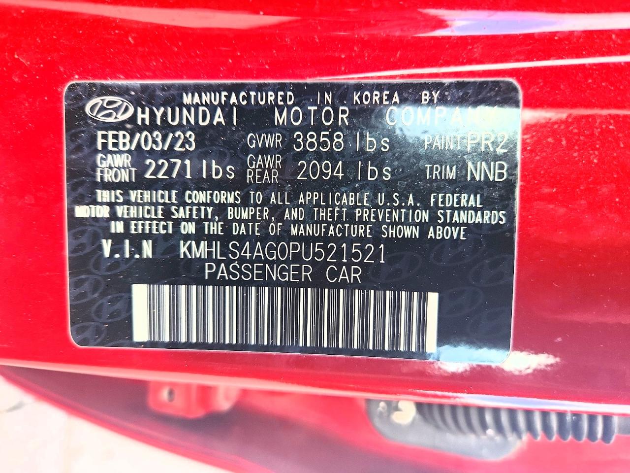 Hyundai ELANTRA Sel