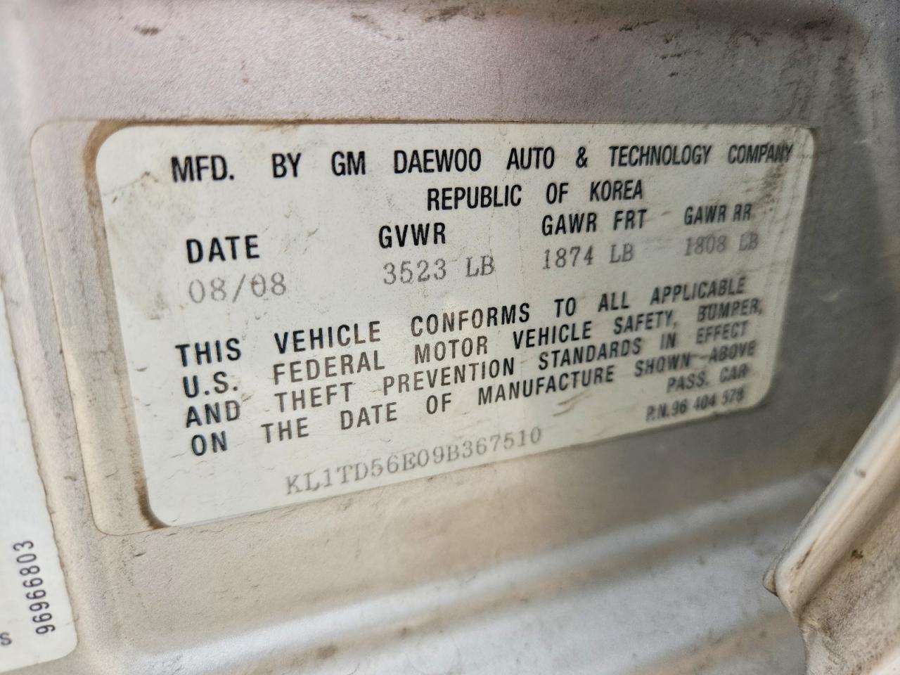 Chevrolet Aveo Ls