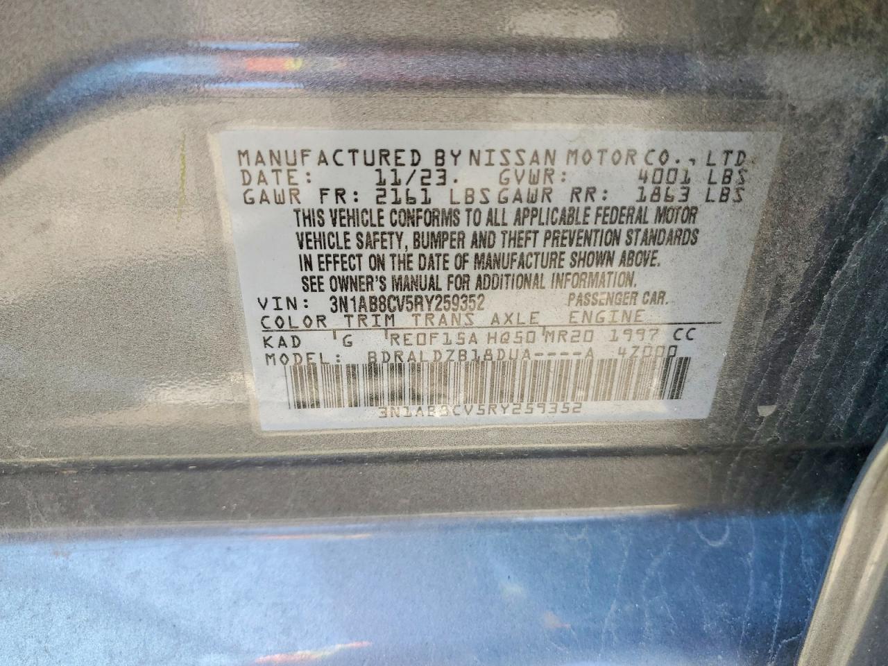 Nissan Sentra Sv