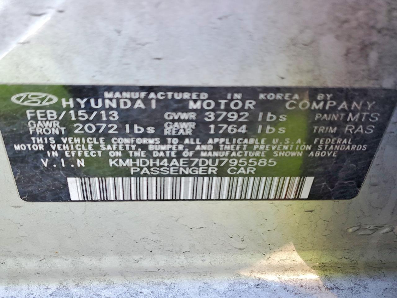 Hyundai ELANTRA Gls