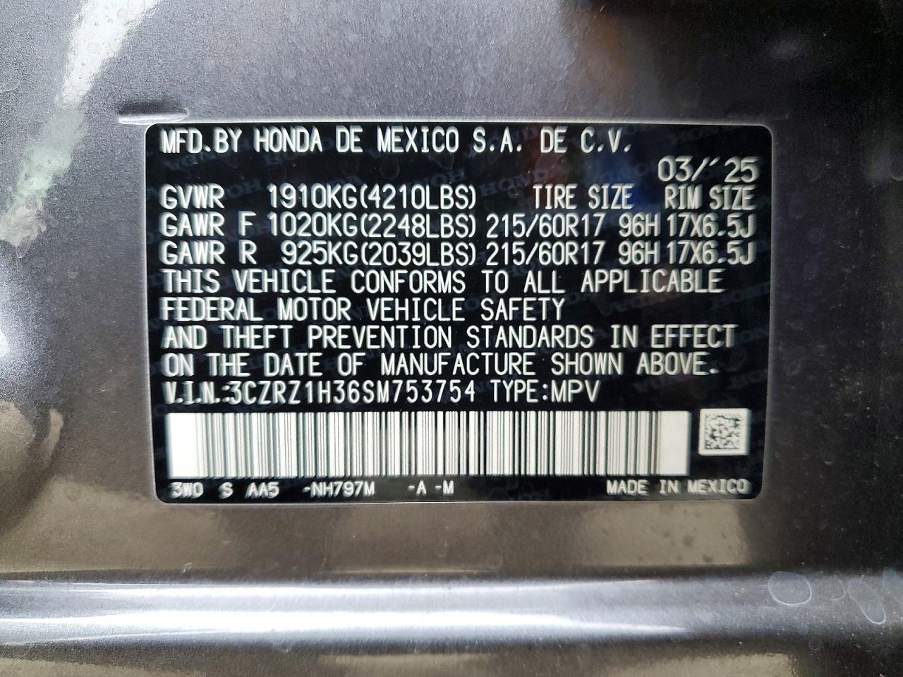 Honda HR-V Lx