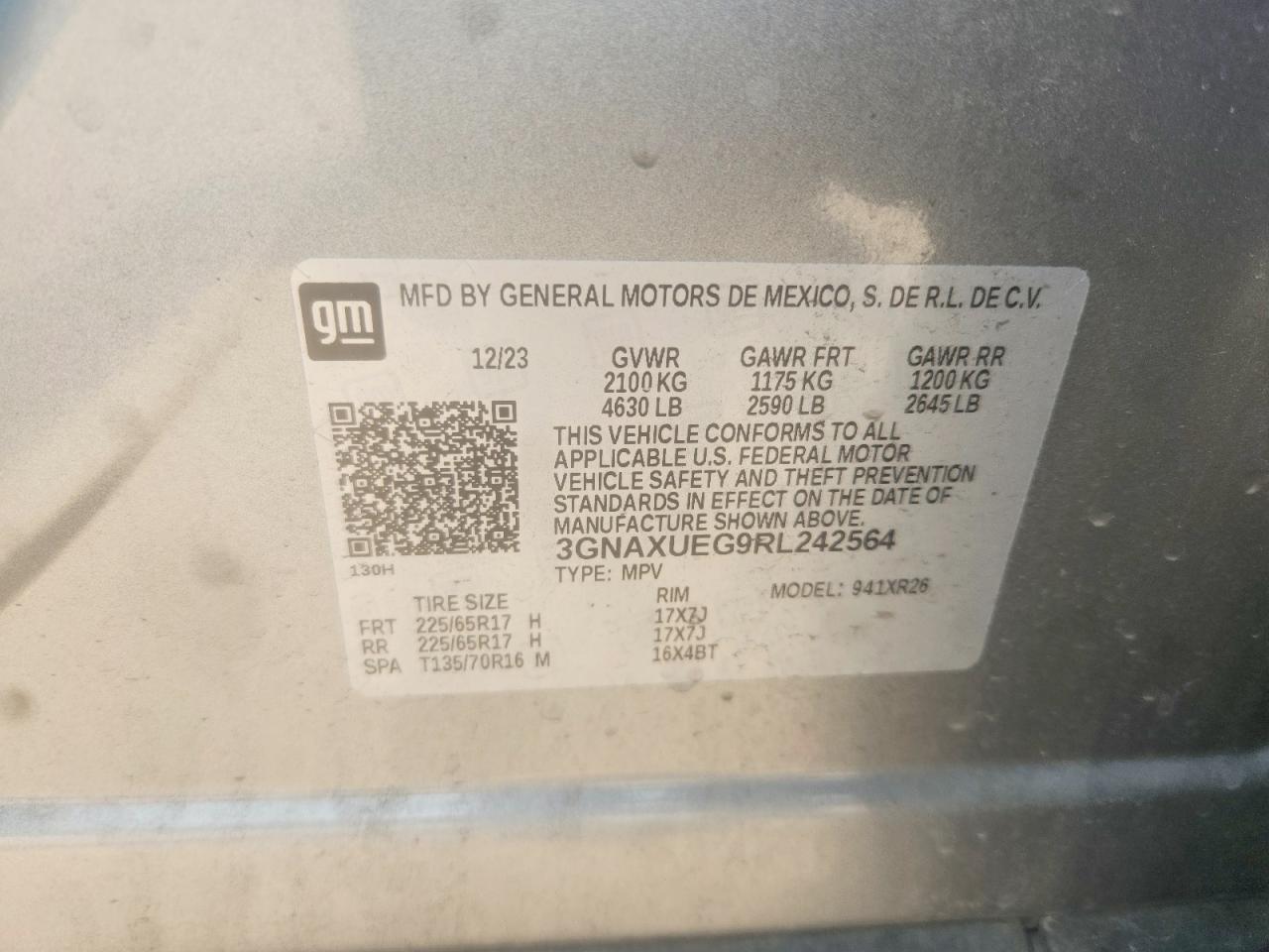Chevrolet Equinox Lt