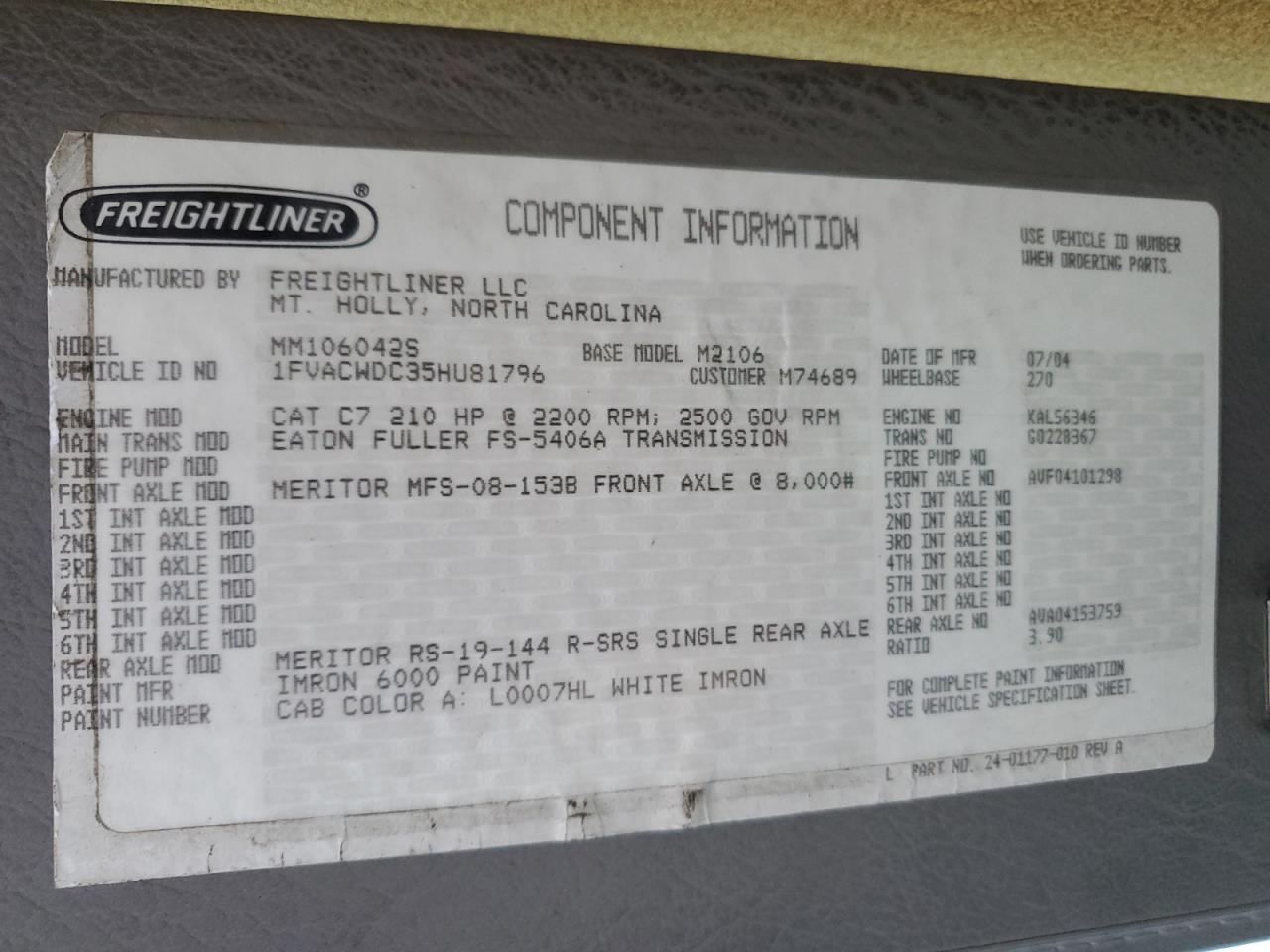 Freightliner M2 106 Medium Duty