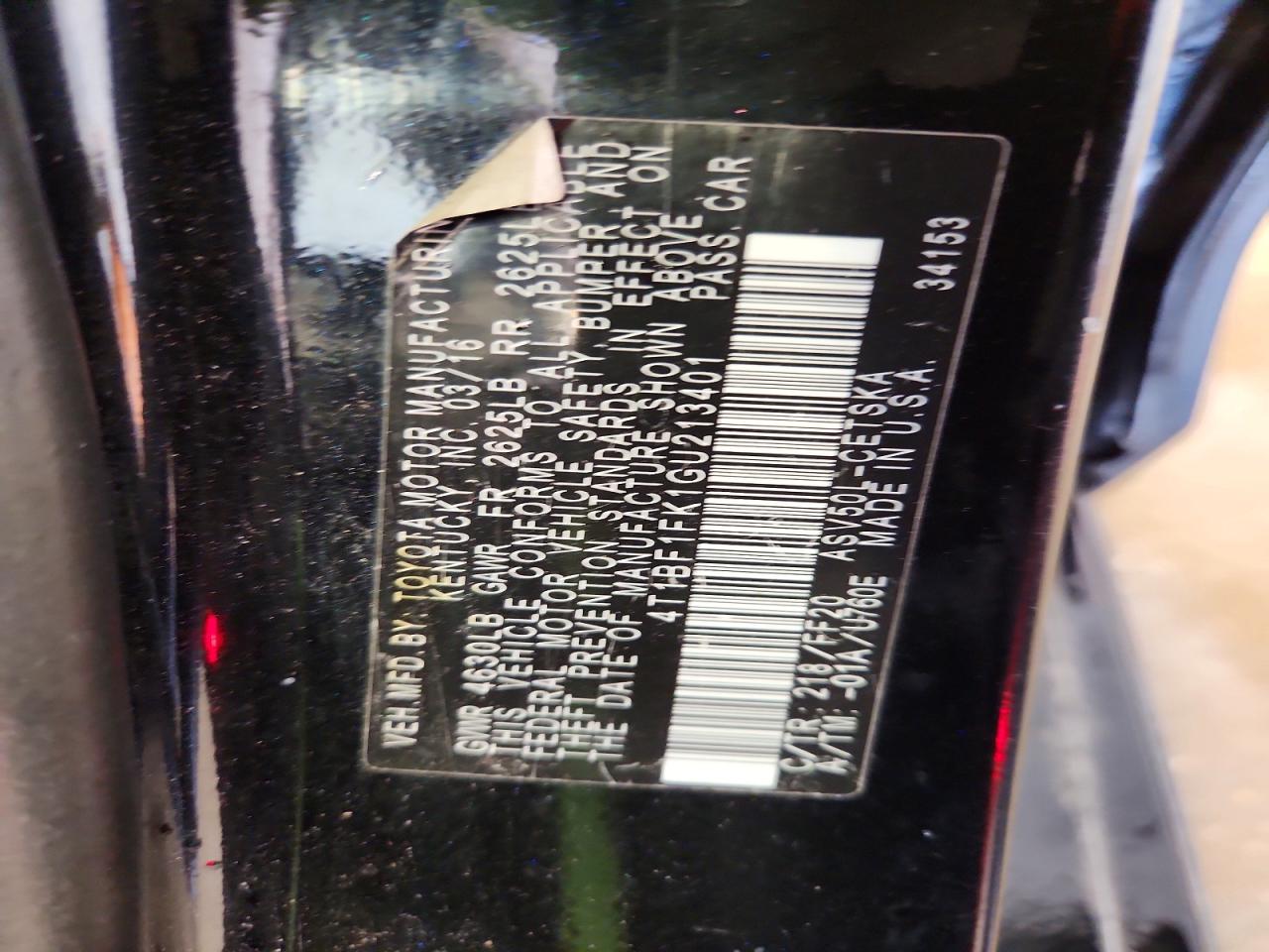 Toyota Camry Se