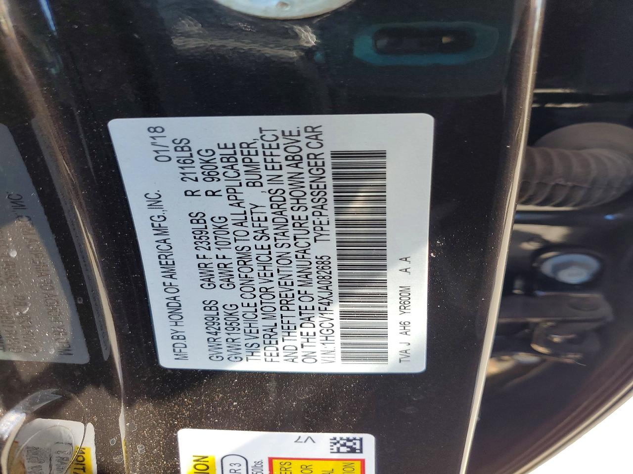 Honda Accord Ex