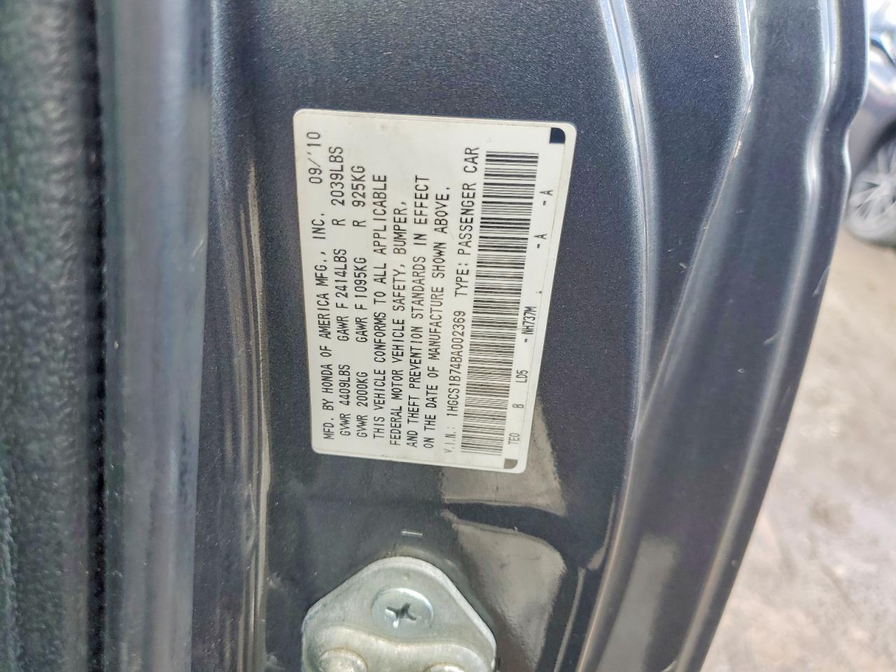 Honda Accord Ex