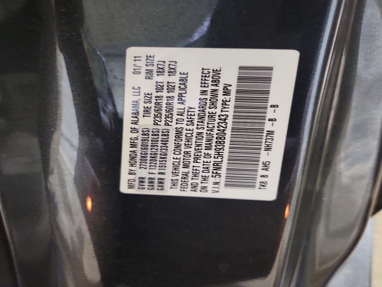 Honda Odyssey Touring