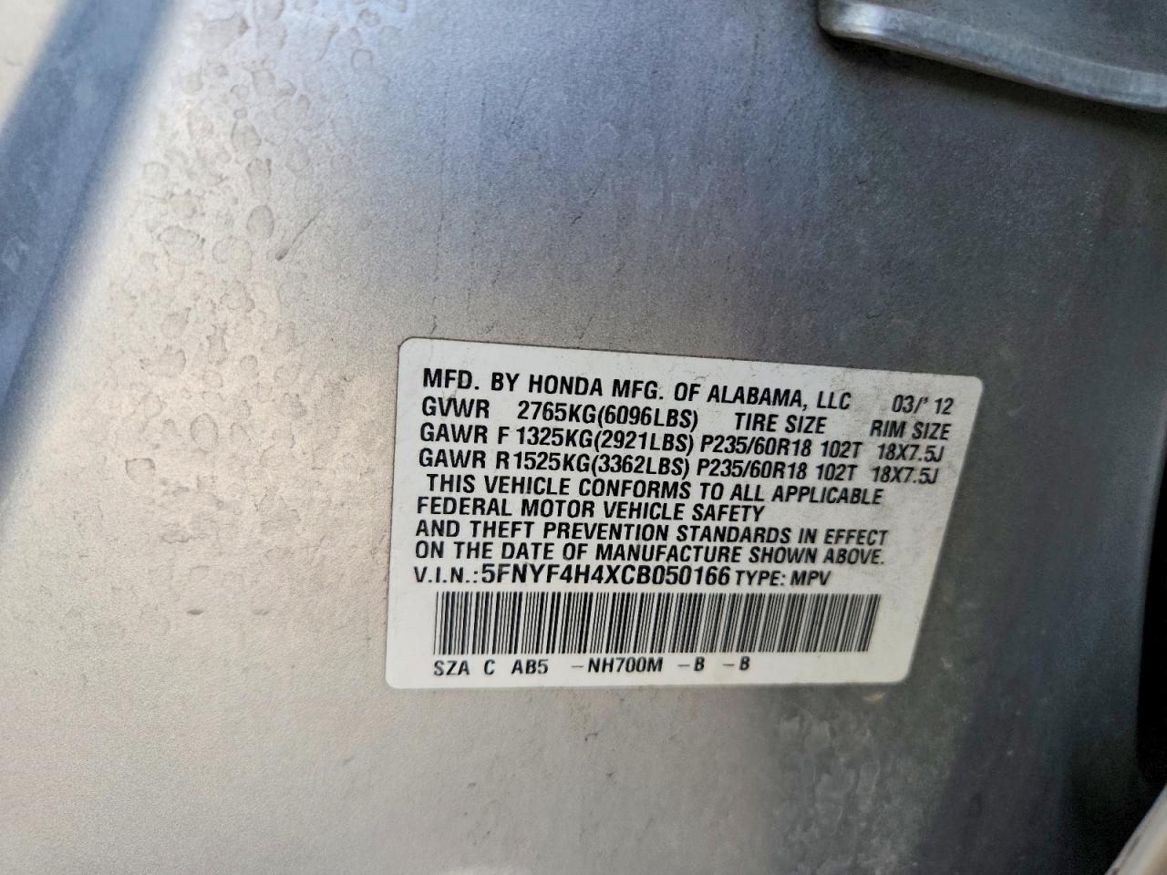 Honda Pilot Ex